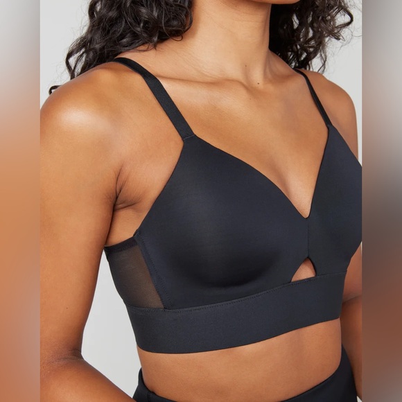🧡 Spanx Mesh Panel Medium Impact Sports Bra - Picture 4 of 6